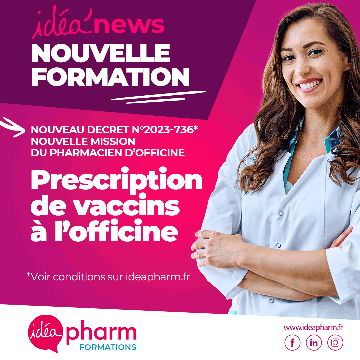 Prescription de vaccins à l'officine session débutant